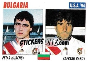 Cromo Petar Hubchev / Zapryan Rakov - Italy World Cup USA 1994 n. 182 - Sl