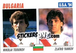 Sticker Nikolai Todorov / Zlatko Yankov