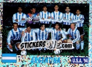 Sticker TEAM ARGENTINA - Italy World Cup USA 1994 n. 188 - Sl