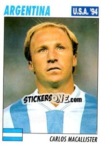 Sticker Carlos Macallister - Italy World Cup USA 1994 n. 191 - Sl