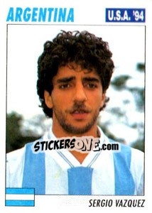 Sticker Sergio Vazquez - Italy World Cup USA 1994 - Sl