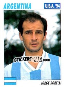 Sticker Jorge Borelli - Italy World Cup USA 1994 - Sl