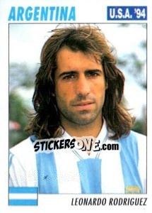 Cromo Leonardo Rodriguez - Italy World Cup USA 1994 - Sl