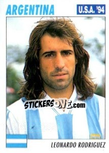 Sticker Leonardo Rodriguez - Italy World Cup USA 1994 n. 198 - Sl
