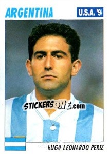 Sticker Hugo Leonardo Perez - Italy World Cup USA 1994 n. 200 - Sl