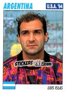 Sticker Luis Islas - Italy World Cup USA 1994 - Sl