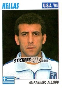 Sticker Alexandros Alexiou - Italy World Cup USA 1994 - Sl