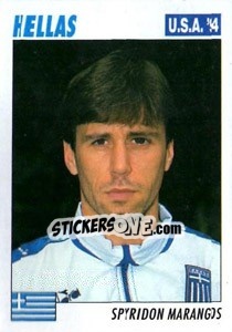 Sticker Spyridon Marangos - Italy World Cup USA 1994 - Sl