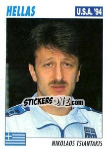 Sticker Nikolaos Tsiantakis - Italy World Cup USA 1994 n. 220 - Sl