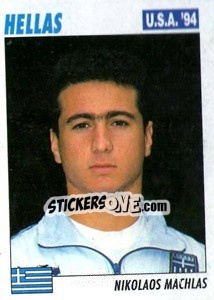 Sticker Nikolaos Machlas - Italy World Cup USA 1994 - Sl