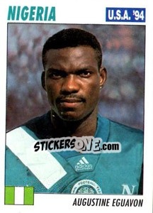 Sticker Augustine Eguavon - Italy World Cup USA 1994 - Sl