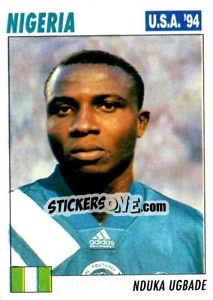 Cromo Nduka Ugbade - Italy World Cup USA 1994 - Sl