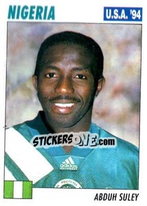 Cromo Abduh Suley - Italy World Cup USA 1994 - Sl