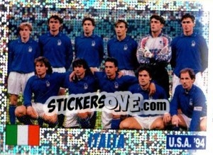 Sticker TEAM ITALIA - Italy World Cup USA 1994 - Sl