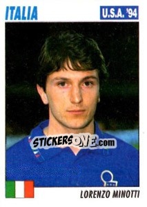 Sticker Lorenzo Minotti - Italy World Cup USA 1994 n. 252 - Sl