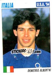 Sticker Demetrio Albertini - Italy World Cup USA 1994 n. 253 - Sl