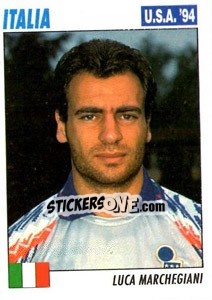 Figurina Luca Marchegiani - Italy World Cup USA 1994 - Sl