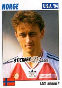 Cromo Lars Bohinen - Italy World Cup USA 1994 - Sl