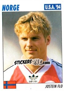 Sticker Jostein Flo - Italy World Cup USA 1994 - Sl