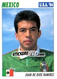 Sticker Juan De Dios Ramirez - Italy World Cup USA 1994 n. 286 - Sl