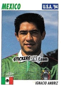 Cromo Ignacio Ambriz - Italy World Cup USA 1994 - Sl