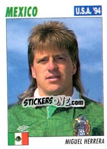 Sticker Miguel Herrera - Italy World Cup USA 1994 n. 288 - Sl