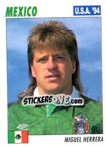 Figurina Miguel Herrera - Italy World Cup USA 1994 - Sl