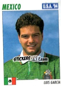 Sticker Luis Garcia - Italy World Cup USA 1994 - Sl