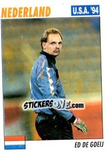 Figurina Ed De Goey - Italy World Cup USA 1994 - Sl