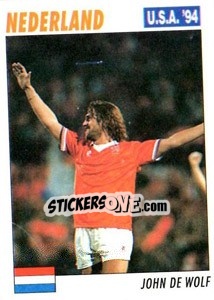 Sticker John De Wolf - Italy World Cup USA 1994 n. 322 - Sl
