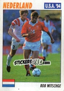 Sticker Rob Witschge - Italy World Cup USA 1994 - Sl