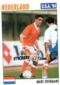 Sticker Marc Overmans - Italy World Cup USA 1994 - Sl