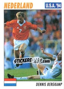 Sticker Dennis Bergkamp - Italy World Cup USA 1994 n. 334 - Sl