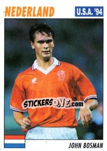 Figurina John Bosman - Italy World Cup USA 1994 n. 337 - Sl