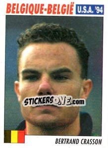Sticker Bertrand Crasson - Italy World Cup USA 1994 - Sl