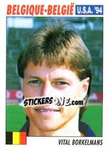 Sticker Vital Borkelmans - Italy World Cup USA 1994 n. 345 - Sl