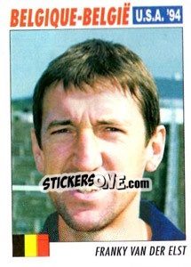 Sticker Franky Van Der Elst - Italy World Cup USA 1994 n. 349 - Sl