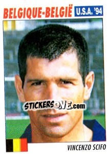 Sticker Vincenzo Scifo - Italy World Cup USA 1994 n. 350 - Sl