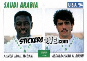 Cromo Ahmed Jamil Madani / Abdulrahman Al Roomi - Italy World Cup USA 1994 - Sl
