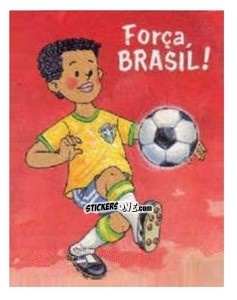 Sticker Slogan - Campeonato De Futebol Mundial 1990 n. 15 - Panini