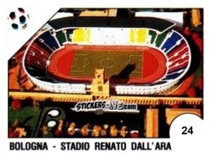 Sticker Bologna - Stadio Renato Dall'Ara - Campeonato De Futebol Mundial 1990 n. 24 - Panini