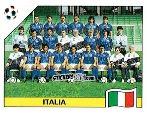 Sticker Equipe - Campeonato De Futebol Mundial 1990 n. 41 - Panini