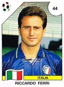 Sticker Riccardo Ferri - Campeonato De Futebol Mundial 1990 n. 44 - Panini