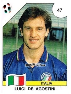 Figurina Luigi De Agostini - Campeonato De Futebol Mundial 1990 n. 47 - Panini