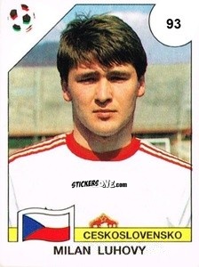 Sticker ilan Luhovy - Campeonato De Futebol Mundial 1990 n. 93 - Panini