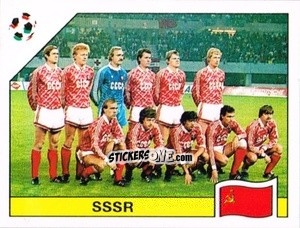 Sticker Equipe - Campeonato De Futebol Mundial 1990 n. 136 - Panini