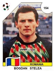 Sticker Bogdan Stelea - Campeonato De Futebol Mundial 1990 n. 154 - Panini