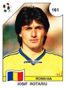 Sticker Iosif Rotariu - Campeonato De Futebol Mundial 1990 n. 161 - Panini