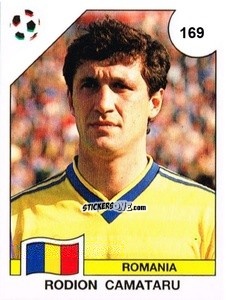 Sticker Rodion Camataru - Campeonato De Futebol Mundial 1990 n. 169 - Panini