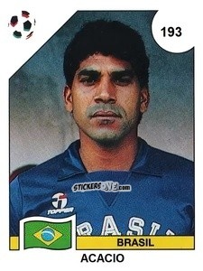 Sticker Acacio - Campeonato De Futebol Mundial 1990 n. 193 - Panini